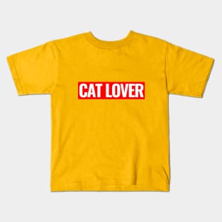 CAT LOVER LOGO Kids T-Shirt